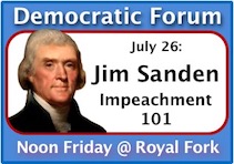 Enjoy lunch and intelligent conversation every Friday at Sioux Falls Democratic Forum!