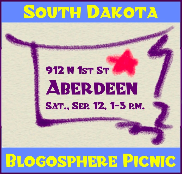 South Dakota Blog Picnic, Aberdeen, SD, September 12, 2015