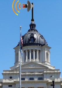 South Dakota State Capitol, with telecom upgrade