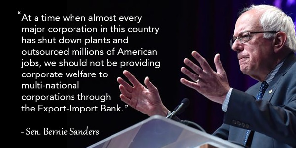 Bernie Sanders on corporate welfare