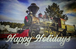 South Dakota Governor's Office of Economic Development, holiday card, 2015 (front)