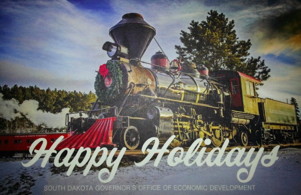 South Dakota Governor's Office of Economic Development, holiday card, 2015 (front) 