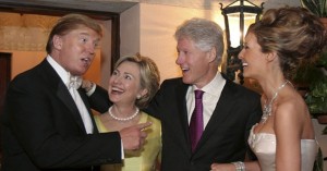 Donald Trump, Hillary Clinton, Bill Clinton