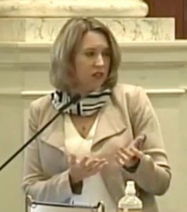 Sen. Deb Peters, SD Senate floor debate, 2016.02.16 (screen cap SDPB)