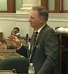Sen. Bernie Hunhoff, SD Senate floor debate, 2016.02.16 (screen cap SDPB)