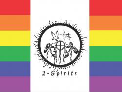 Two Spirits tribal logo