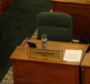 David Novstrup's chair, SD Senate