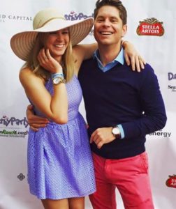 Caleb Bonham (right) and friend at Kentucky Derby, posted to Facebook, 2016.05.08
