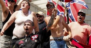 Trump to Klan: Go get 'em, boys! (Photo by Reuters, 2015)