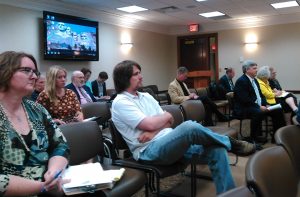 Citizens awaiting public testimony before Initiative and Referendum Task Force, State Capitol, Pierre, SD, 2017.06.21.