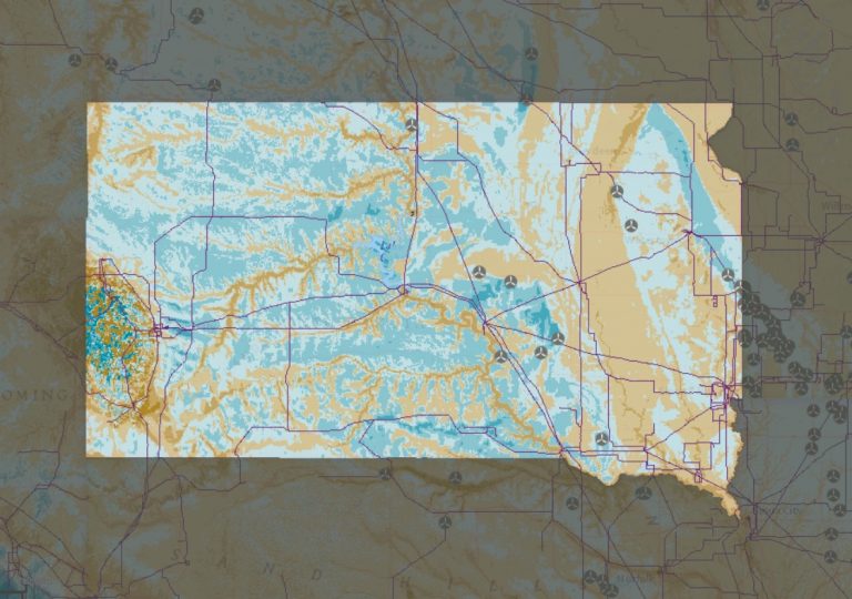 EIA Map Shows South Dakota Wind Farm Desert Dakota Free Press