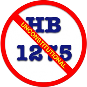 HB 1275 unconstitutional