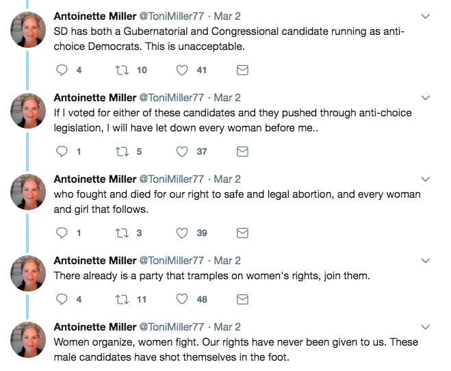 Antoinette Miller, Tweet thread, 2018.03.02.