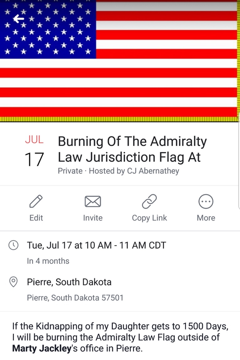 Cj Abernathey, Facebook event, screen cap 2018.03.31.