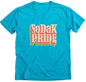 SoDak Pride t-shirt, design by Joshua Penrod.