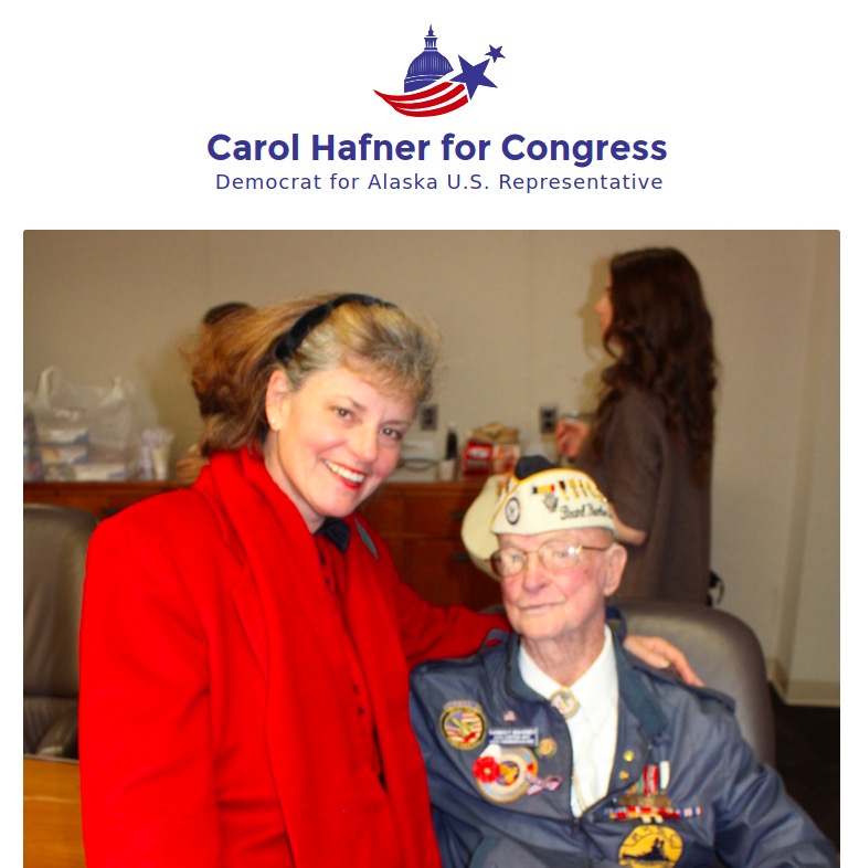 Carol Hafner for Congress, screen cap, 2018.05.28.
