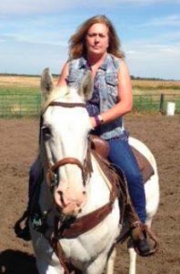 Get on that horse and ride... Michelle Lavallee, FB profile photo, retrieved 2018.06.18.