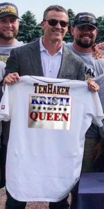 Fake photo representing Paul TenHaken's real endorsement of Kristi Noem