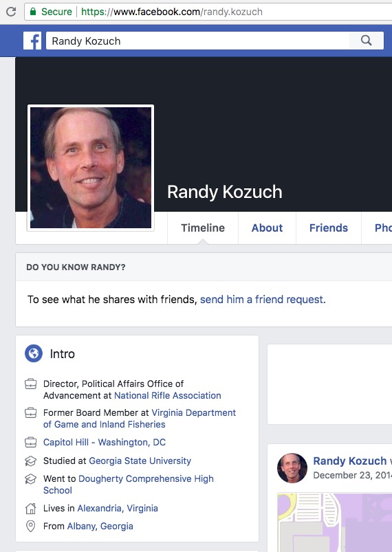 Randy Kovuch,Maria Butina's friend and NRA's political affairs director.