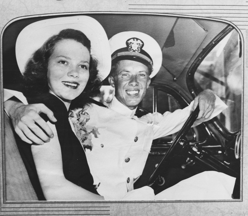 Also making marriage great: Rosalynn and Jimmy Carter on their wedding day, 72 years ago this Saturday. 
