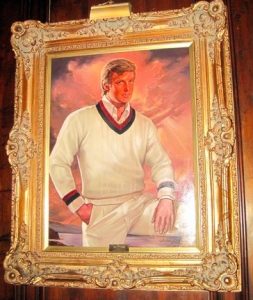 Portrait of Donald Trump at Mar-A-Lago