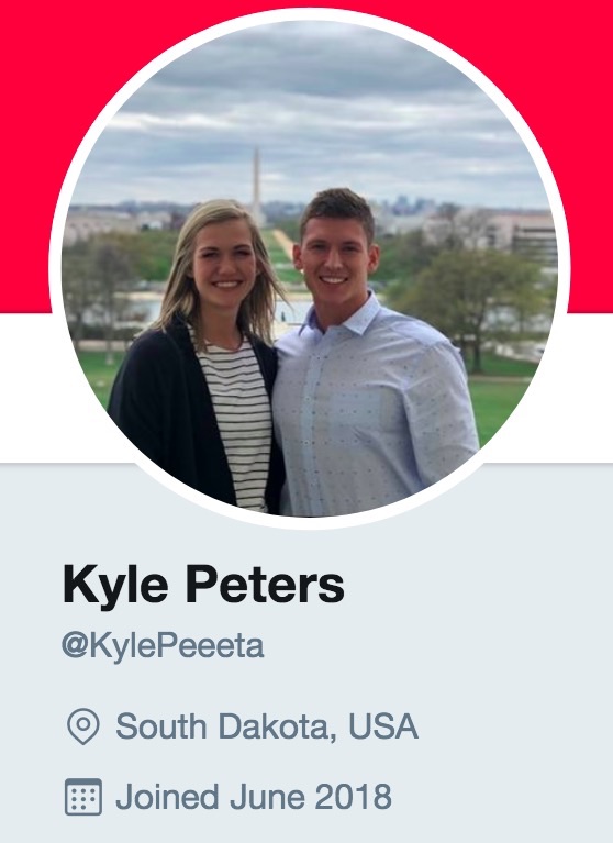 Kyle Peters, Twitter profile pic, screen cap 2019.01.08.