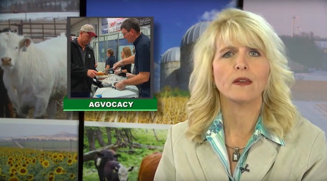 "Agvocacy" on the small screen: screen cap from AgWeek TV, YouTube, posted 2019.04.27.