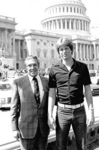 John Thune used to stand taller in Washington... (Thune with Senator Jim Abdnor at the Capitol, 1979).