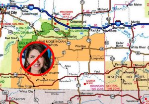 There's a lot to see in Pine Ridge, but not Kristi Noem....