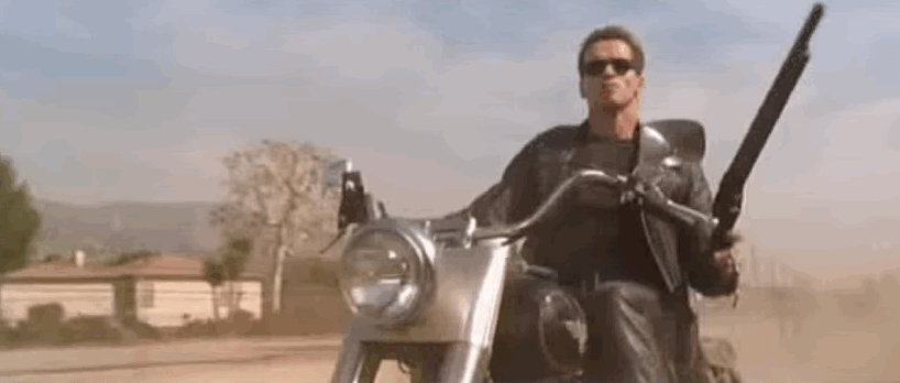 Terminator shotgun motorcycle