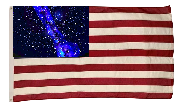 USA flag with more stars