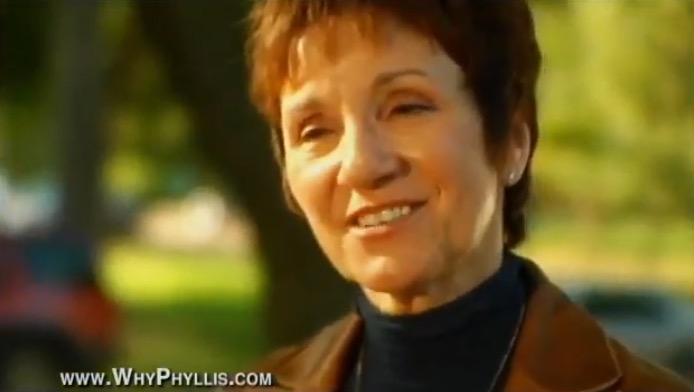 Phyllis Heineman, campaign video clip, 2010.