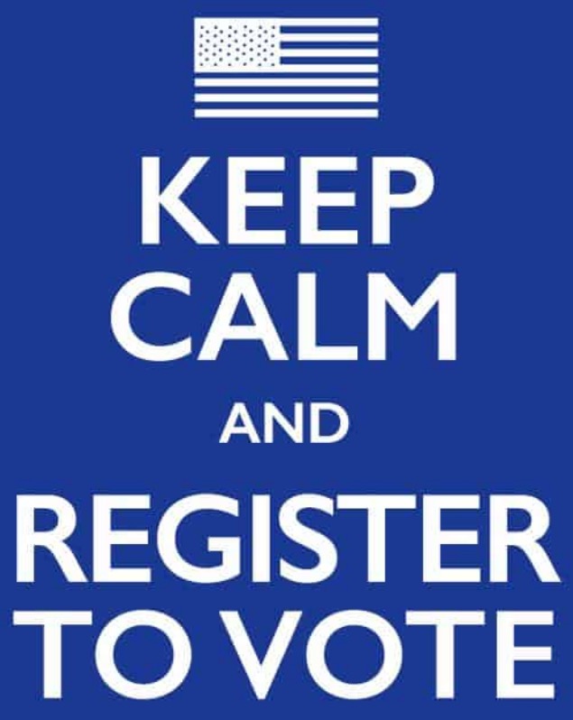 Keep Calm and Register to Vote