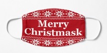 Merry Christmask, available on Redbubble, $12.50.