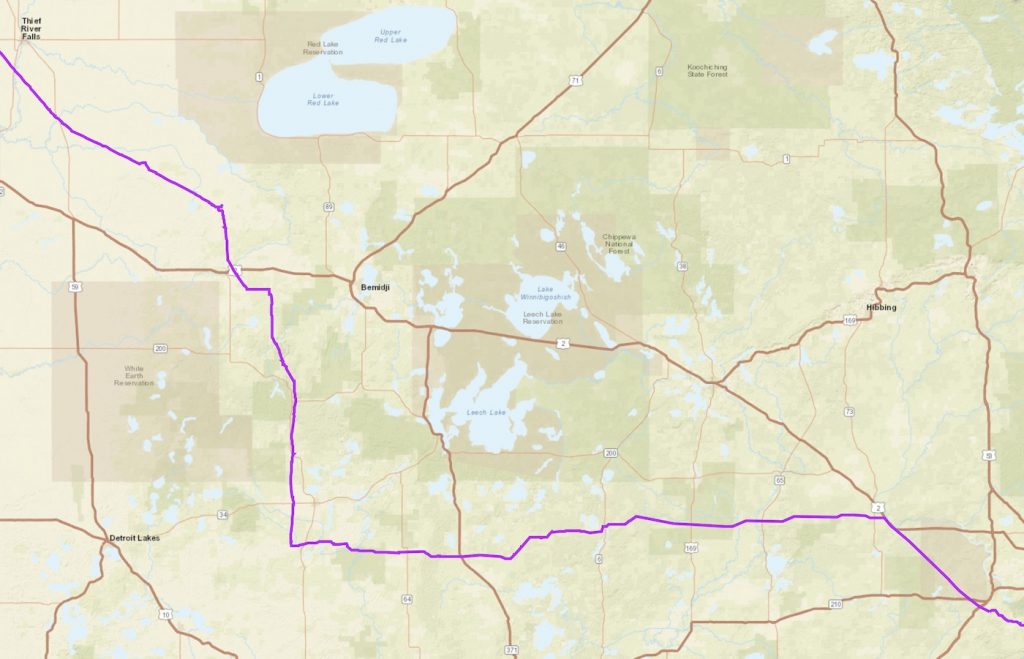 Line 3 Reroute, from Minnesota Commerce Department, 2021.03.28.