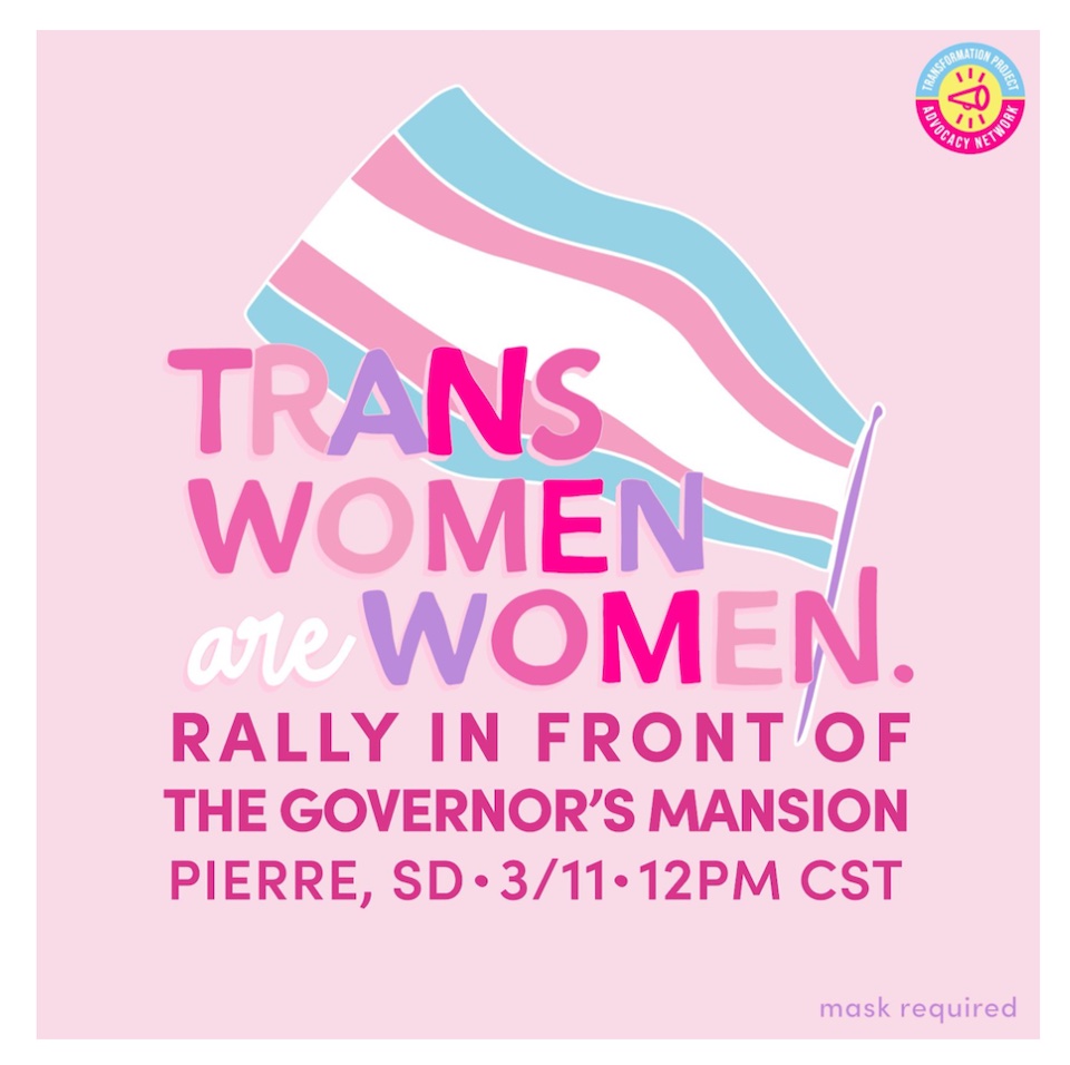 Transformation Project Protest at the Governor's Mansion, Thursday, March 11, 2021, 12 pm CST