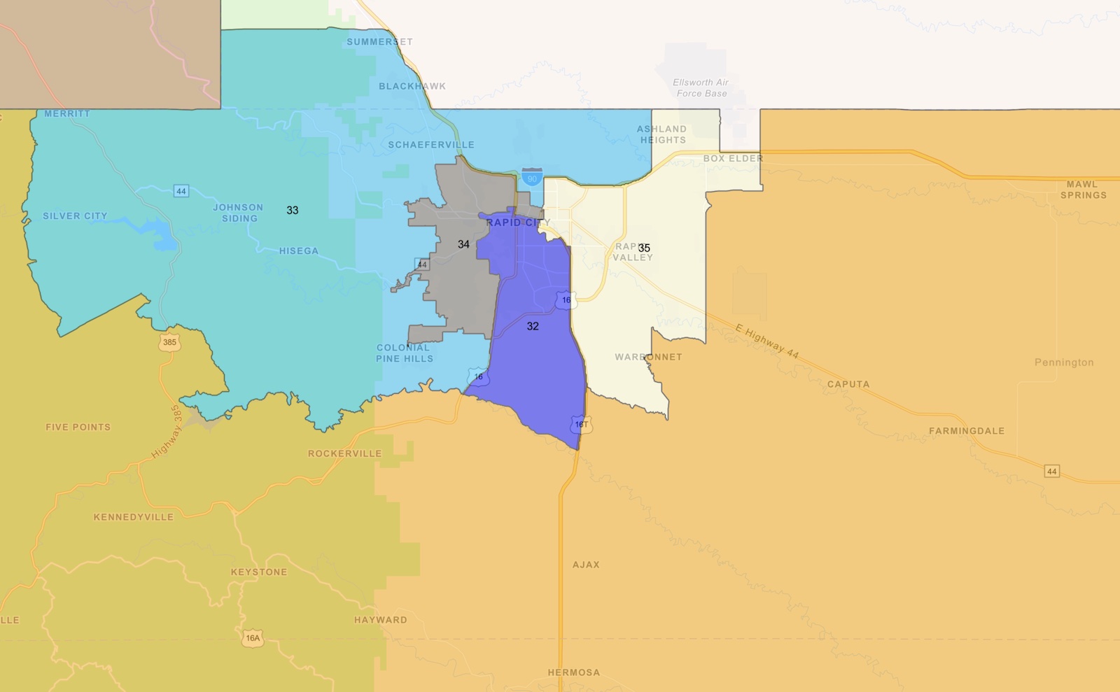 feit lint logica Lakota Vote Consolidated, But Gerrymandering Abounds in Sparrow Rapid City  Map – Dakota Free Press