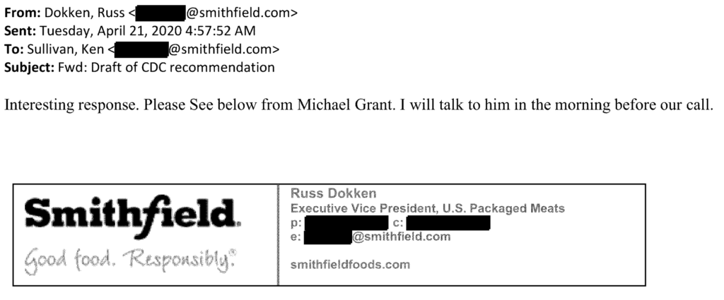 Russ Dokken, email to Ken Sullivan, 2020.04.21.
