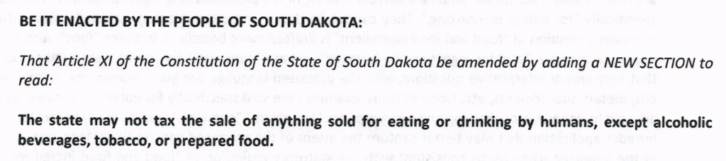 Rick Weiland, Dakotans for Health, proposed constitutional amendment, reviewed by Legislative Research Council, 2022.08.12.