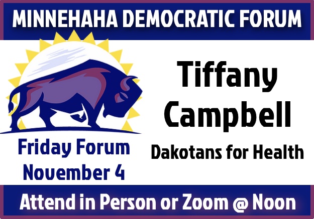 Enjoy intelligent conversation with Minnehaha County Democrats and friends every Friday in Sioux Falls