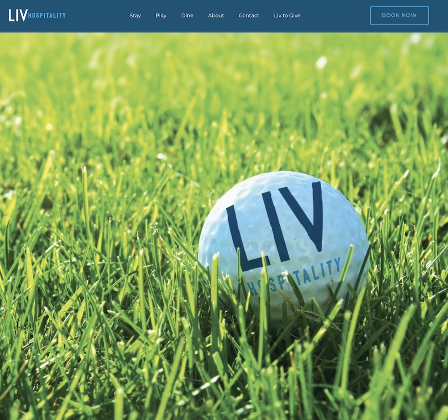 Liv Hospitality golf ball image