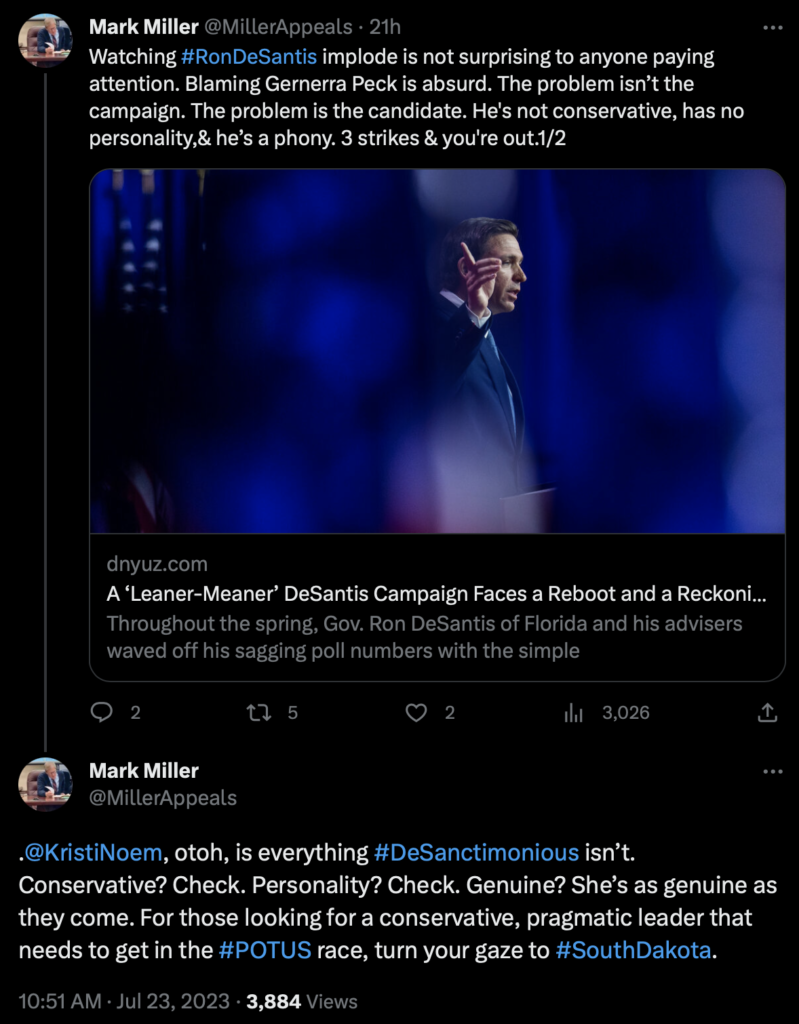 Mark Miller, tweet, 2023.07.23.