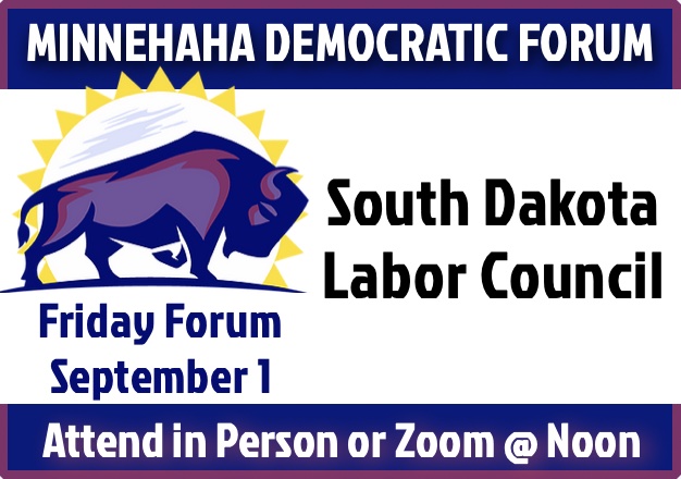 Enjoy smart speakers and good conversation with fellow Democrats every Friday noon in Sioux Falls!