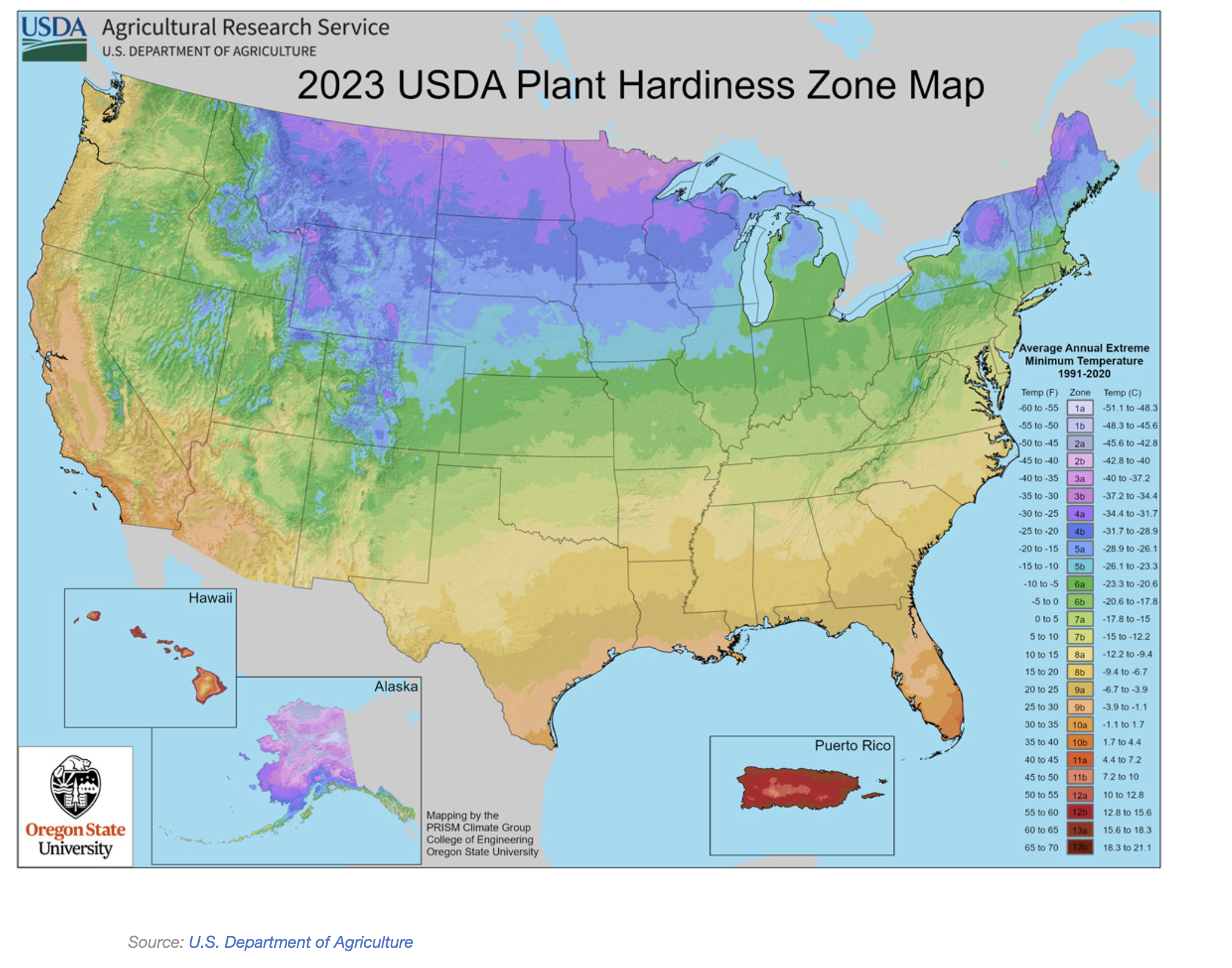 Going nationwide: OSU data powers USDA's new map