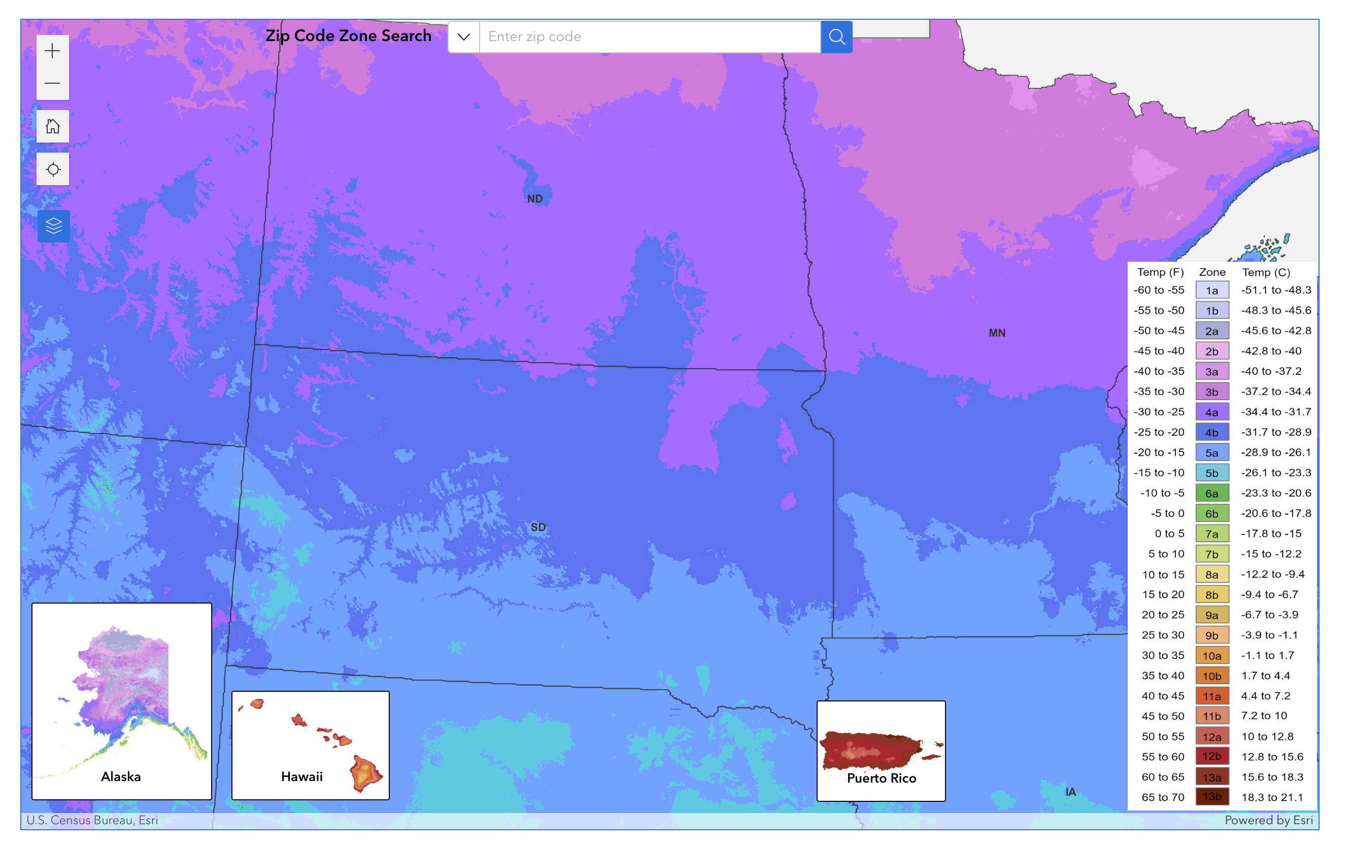 2023 USDA Plant Hardiness Zone Map