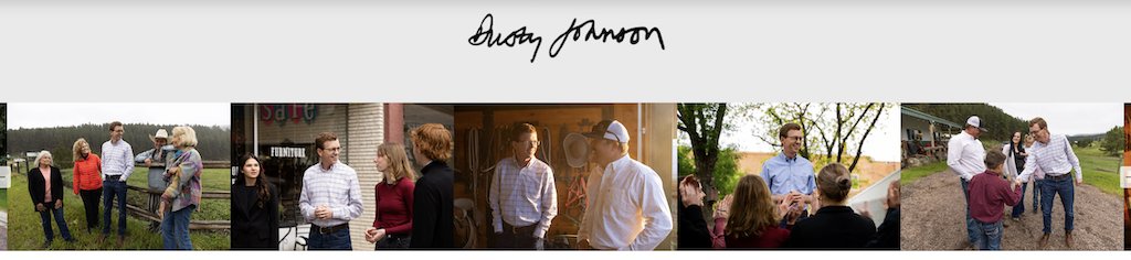 Dusty Johnson photo gallery, campaign website, retrieved 20925.08.17.