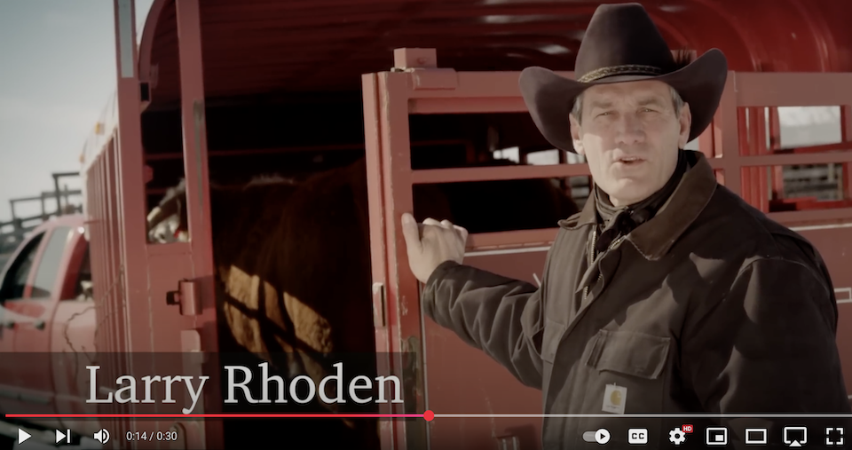 Larry Rhoden, screen cap from 2014 Senate campaign video, retrieved 2025.08.17.