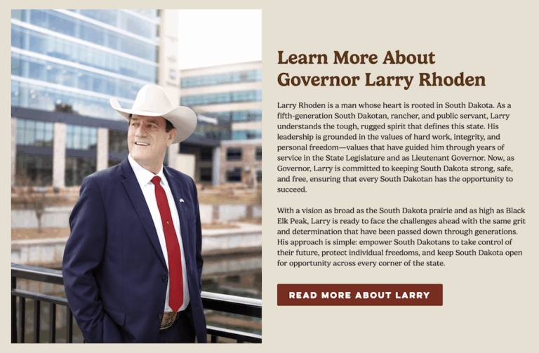 Rhoden Campaign Pix Show Businessman Lost on Prairie, Man in Hat ...