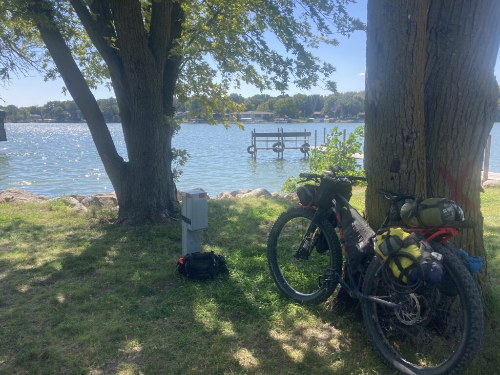 Full stop, Minnewashta Campground, Arnolds Park, Iowa.