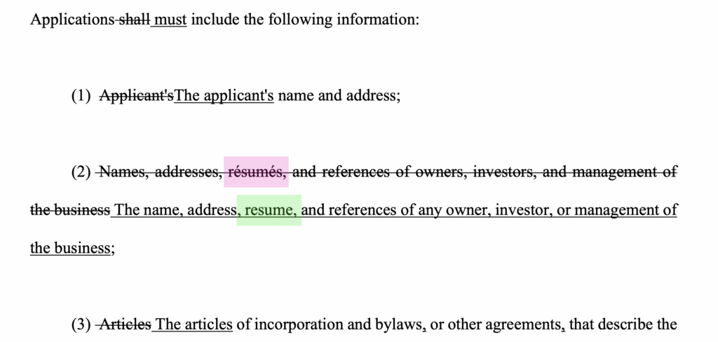 Board of Economic Development, proposed rule changes for REDI loans, reviewed 2025.10.07, p. 3.